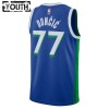 Dres Dallas Mavericks Luka Doncic 77 Nike 2022-23 City Edition Plava Swingman - Dječji